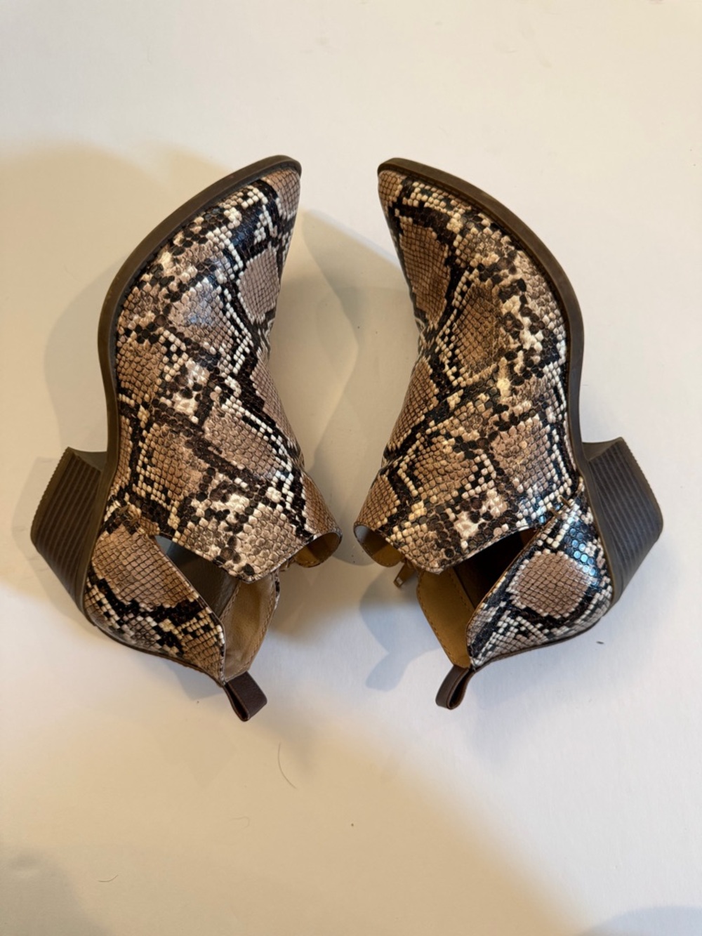 Python Print Ankle Booties - Picture 7 of 7